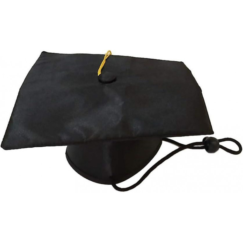 Puppy Supplies Dog Hats For Graduation Decor-puppy Graduation Cap For Small Dogs Like Chihuahua-black Puppy Accessories