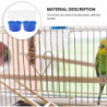 12pcs Bird Food Feeder Bird Food Feeding Cups Plastic Hanging Bowl For Poultry Parrot Pigeon Parakeet Budgie Cage [...]