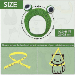 Cute Cartoon Frog Shape Kitten Cat Puppy Small Dog Hats Headwear Cosplay Cap Woolen Knitted Dress Up Hat for [...]