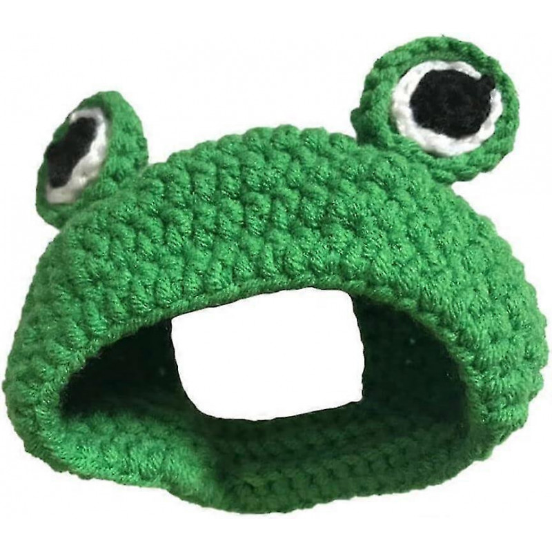 Cute Cartoon Frog Shape Kitten Cat Puppy Small Dog Hats Headwear Cosplay Cap Woolen Knitted Dress Up Hat for [...]