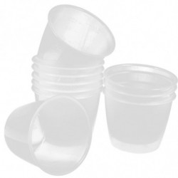 10 Pcs Food Grade Plastic Rice Measuring Cup Rice Cooker Measurement Tools for Dry and Liquid Ingredients (160ml)