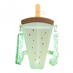 Cute Popsicle Water Cup Fruit Water Cup Portable Plastic Water Cup With Lanyard