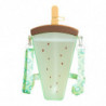 Cute Popsicle Water Cup Fruit Water Cup Portable Plastic Water Cup With Lanyard
