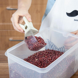 Multifunction Plastic Duckbilled Cartoon,2pcs Feeder Dog Bowl Food Spoon Cup Scoop Sealing Clip Pet Supplies