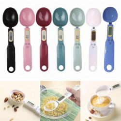 Digital Spoon Scale With Hanging Hole Plastic Spoon Food Flour Pet Food Electronic Measuring Spoon /yy