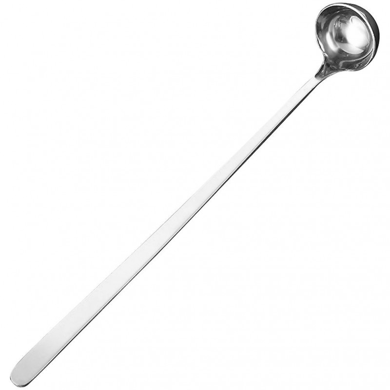 Long Handle Soup Ladle Stainless Steel Water Spoon Stirring Food Scoop Kitchen Water Scoop