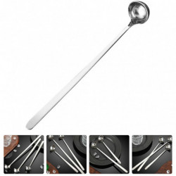 Long Handle Soup Ladle Stainless Steel Water Spoon Stirring Food Scoop Kitchen Water Scoop