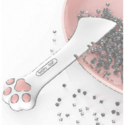 2pack Pet Can Opener Multifuctional Small Pet Food Can Spoon Set/adorable Silicone Food Canned Spoon F