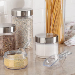 Measuring Scoop Set Of 4, Large Measuring Spoons Made Of Durable Plastic, Scoops For Sweets, Pantry And Utility Room