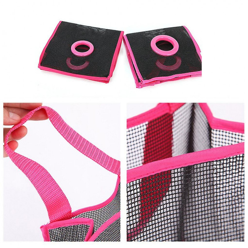 Plastic Bag Holder Wall Grocery Shopping Bag Dispenser Access Holes Plastic Garbage Pouch Organizer