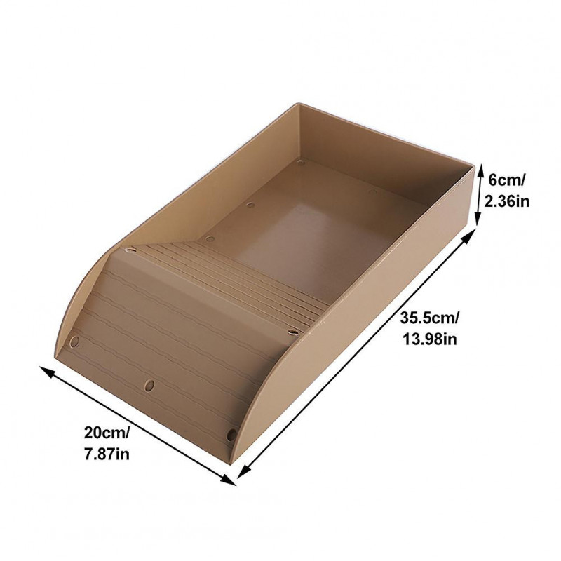 Bath Tub Basking Platform Food Pet Supplies With Ramp ABS Tortoise Water Bowl
