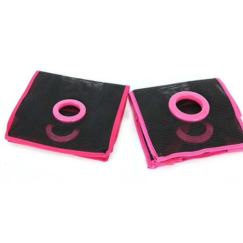 Plastic Bag Holder Wall Grocery Shopping Bag Dispenser Access Holes Plastic Garbage Pouch Organizer