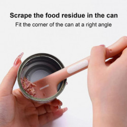 Pack Of 3 Pet Food Can Spoons, Long Handle Universal Silicone Pet Food Mixing Spoon Pack Of 3 Pet Food Can Spoons, Long Handle Universal Silicone Pet Food Mixing Spoon