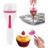 Cuillère à cupcake, le bouton coulissant à une touche distribue la pâte à faire soi-même les outils de cuisson de [...]