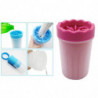 Portable Pet Washer Paw Cleaner Silicone Cup Dog Puppy Cat Foot Wash Green L
