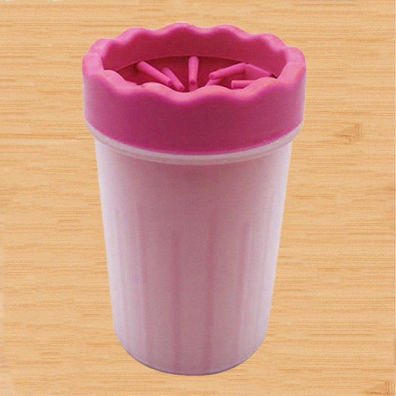 Portable Pet Washer Paw Cleaner Silicone Cup Dog Puppy Cat Foot Wash Green L