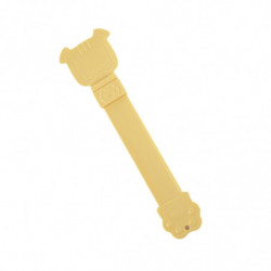 Cat Strip Squeeze Spoon Portable Cat Stripe Snack Squeezer for Snack Feeding yellow