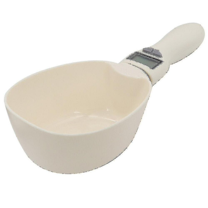 Electronic Measuring Scoop Digital Pet Food Feeding Bowl Spoon