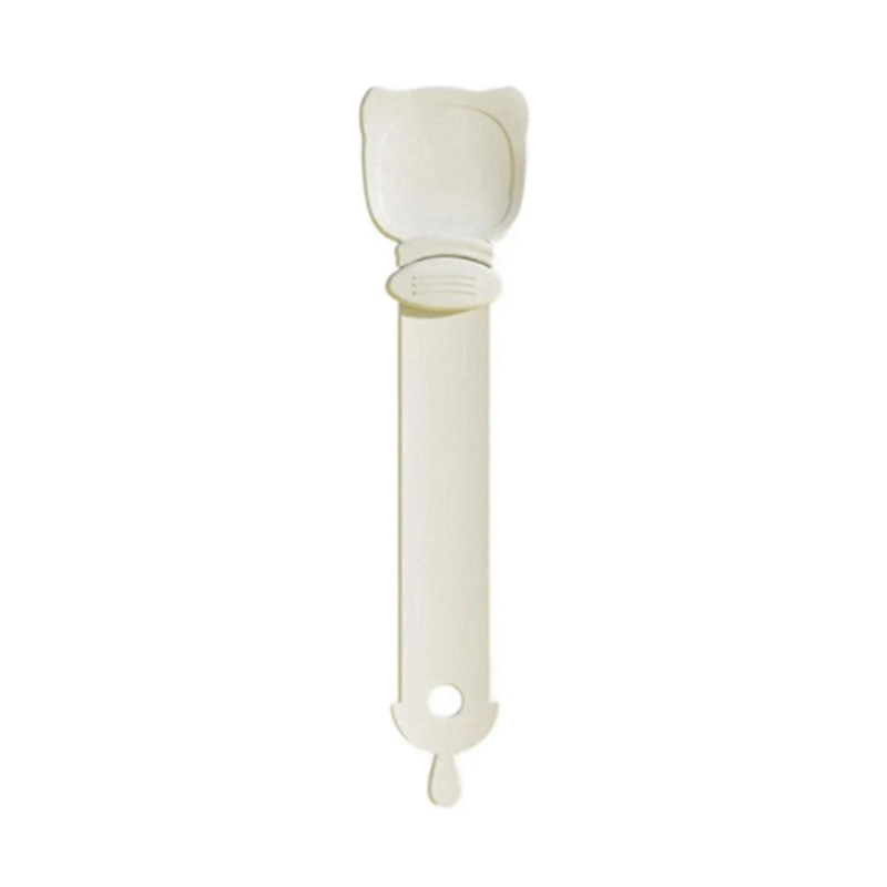 Pet Feeder Spoon Cat Snack Liquid Food Squeeze Tools Multifunctional Cat Feeding Spoon White