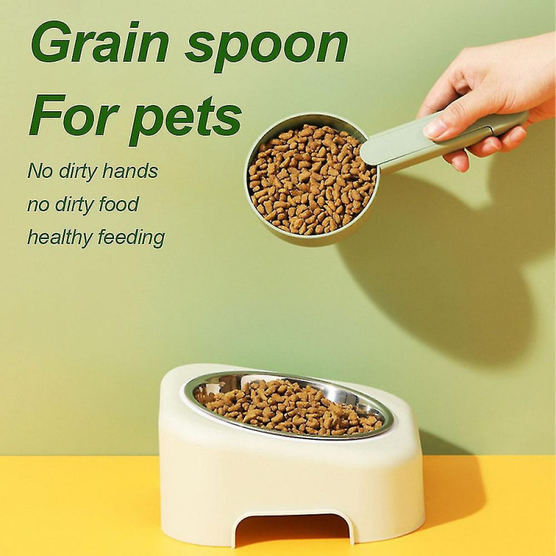 Pet Food Scoop, Cat Food Measuring Cups, Long Handle Scoop For Dog, Ca