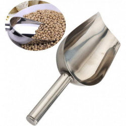 2 Pcs Dog Food Scoop Stainless Steel Feed Scooper For Home Pet Food (1 1/2 Cup, 12-ounce) - - 2 Pcs Dog Food Scoop Stainless Steel Feed Scooper For Home Pet Food (1 1/2 Cup, 12-ounce) - -