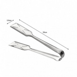 stainless steel clamp 2pcs Durable Stainless Steel Food Clamp Convenient Household Ice Clip Food Clamp for Home