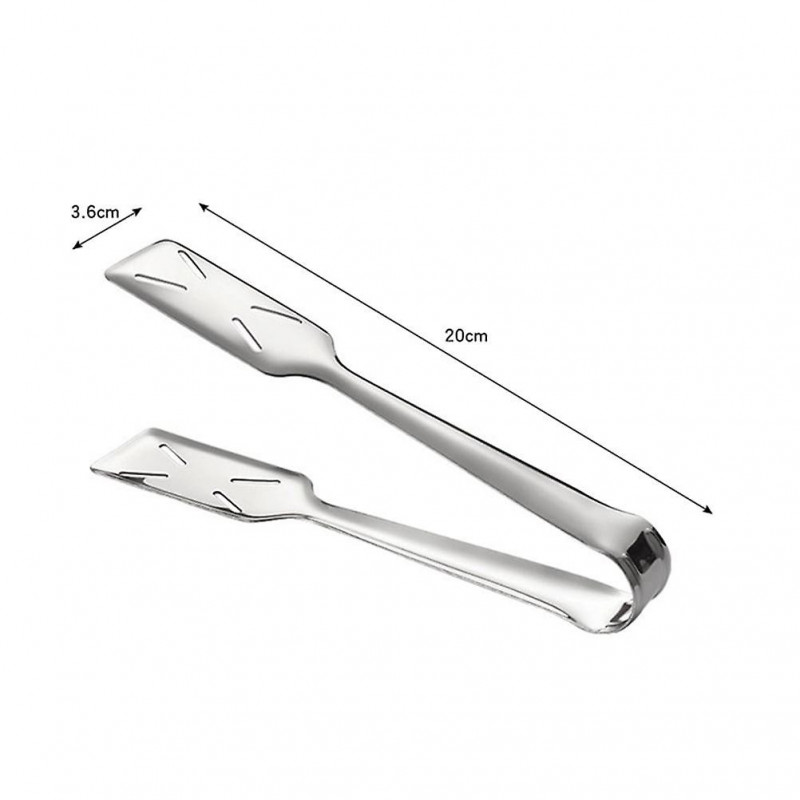 stainless steel clamp 2pcs Durable Stainless Steel Food Clamp Convenient Household Ice Clip Food Clamp for Home