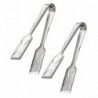 stainless steel clamp 2pcs Durable Stainless Steel Food Clamp Convenient Household Ice Clip Food Clamp for Home