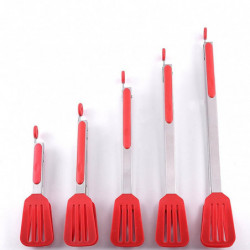 1PC Silicone Food Clips Anti-slip Handle Food Clamp Heat-resistant Grill Leakage Shovel Clip Sturdy Steak Pork [...]