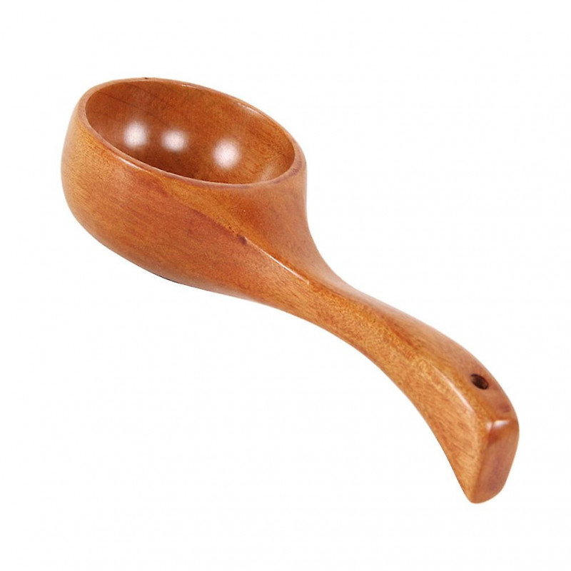 Wood Water Scoop Spoon, Multipurpose Rice Spoons, Kitchen Tablespoon Scoop for Home Cooking, Bath Salt, Flour