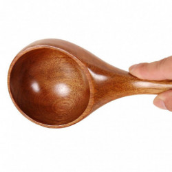 Wood Water Scoop Spoon, Multipurpose Rice Spoons, Kitchen Tablespoon Scoop for Home Cooking, Bath Salt, Flour Wood Water Scoop Spoon, Multipurpose Rice Spoons, Kitchen Tablespoon Scoop for Home Cooking, Bath Salt, Flour