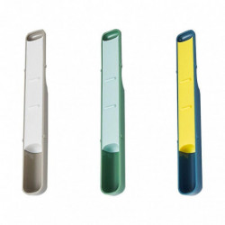 Measuring Spoon, 3pcs Milk Powder Spoons Powder Measure Scoops Measuring Spoons (Assorted Color)