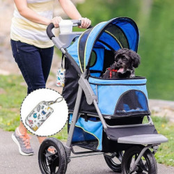 Dog Poop Bag Dispenser,pet Poop Bag Holder, Portable Pu Leather Dog Poop Bag Holder(white) Dog Poop Bag Dispenser,pet Poop Bag Holder, Portable Pu Leather Dog Poop Bag Holder(white)