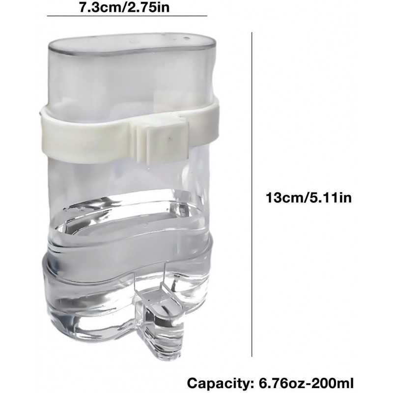 Bird Er - Leakproof Bird Er Hygienic Bowl Automatic - Safe Pet Accessories With Clip For Finches Parrots Parakeets [...]