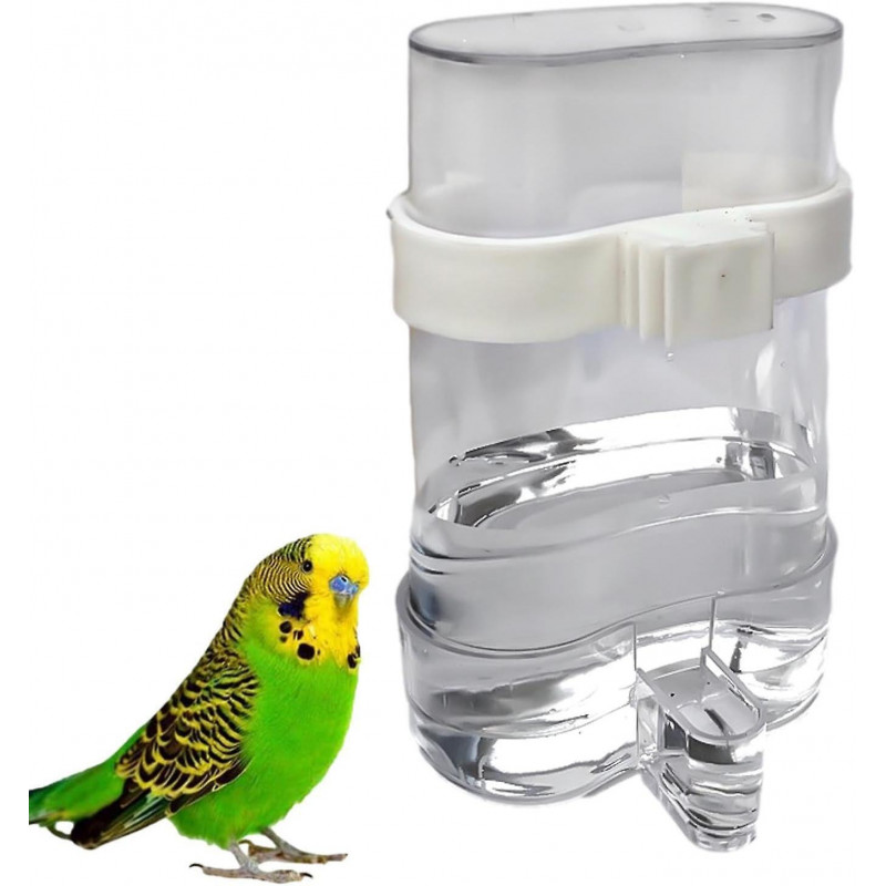 Bird Er - Leakproof Bird Er Hygienic Bowl Automatic - Safe Pet Accessories With Clip For Finches Parrots Parakeets [...]