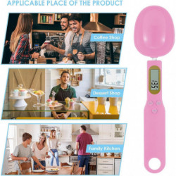 Electronic Measuring Spoon Scale,500g/0.1g Portable Digital Kitchen Scale Lcd Display Measuring Spoon For [...]