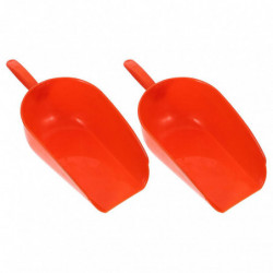 2Pcs Feeding Shovel Reusable Plastic Scoop Large Shovel Multi-use Poultry Feed Shovel for Farm Feeding 2Pcs Feeding Shovel Reusable Plastic Scoop Large Shovel Multi-use Poultry Feed Shovel for Farm Feeding