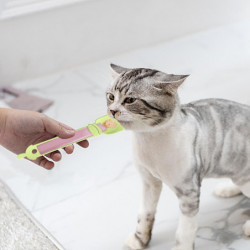 Cat Strip Squeeze Spoon Multi Use Save Food Easily Press Portable For Kitten Puppy Cat Wet Spoon Cat Treats Snack Spoon Cat Strip Squeeze Spoon Multi Use Save Food Easily Press Portable For Kitten Puppy Cat Wet Spoon Cat Treats Snack Spoon