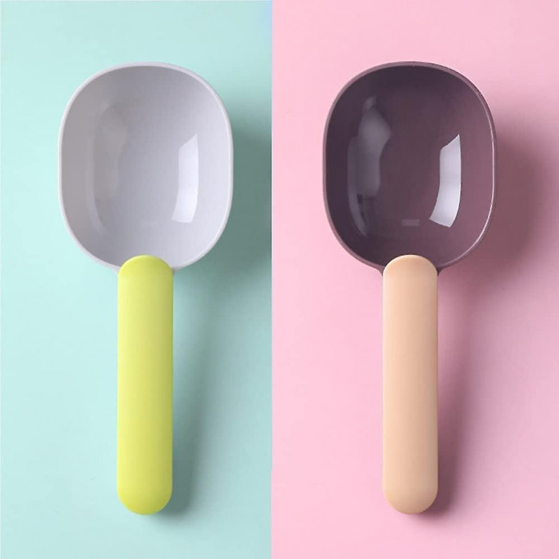 Pet Feeding Spoon, Dog Food Spoon, Dog Food Shovel ABS Dog Food Shovel Spoon, Cat Food Shovel, 2 Pcs