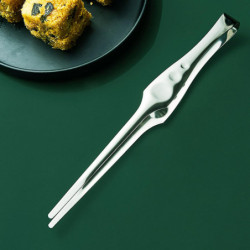 Barbecue Steak Clamp Stainless Steel Food Clip Multipurpose Public Chopsticks Barbecue Steak Clamp Stainless Steel Food Clip Multipurpose Public Chopsticks