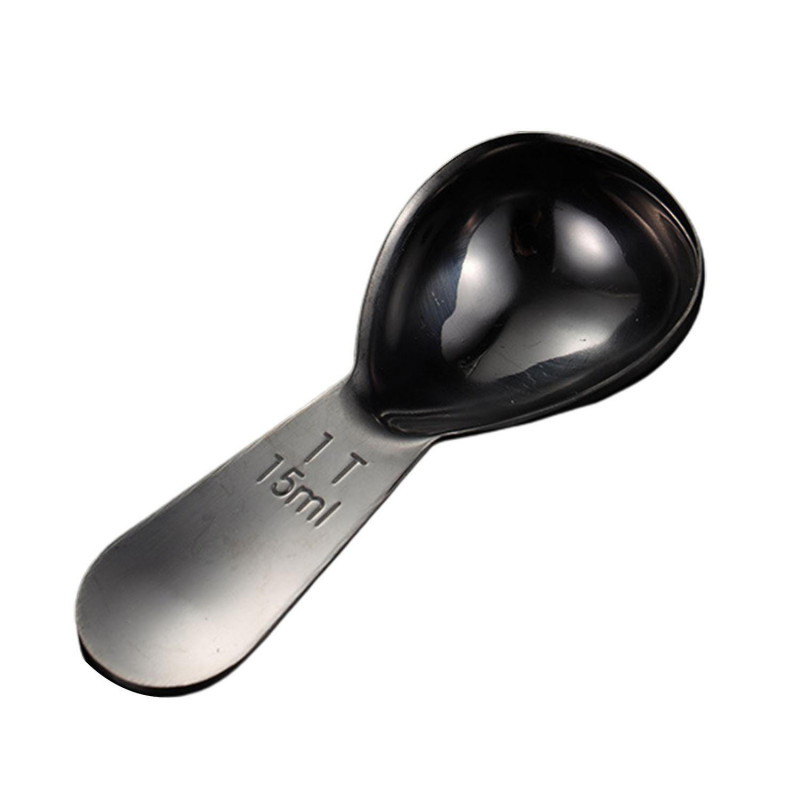 OuZhan Measuring Spoon Lustrous Food Grade Ergonomic Easy Clean Measuring Teaspoon Kitchen Supplies