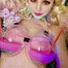 LED Luminous Bra Sexy Large Cup Food Grade Leakproof Interactive Atmosphere Props PVC Colorful Night