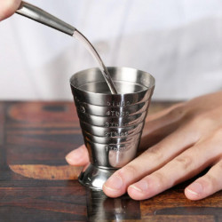 75ML Measuring Cup 3 Capacity Units Clear Scales Stable Base Non-slip Body Large-Capacity Hollow 75ML Measuring Cup 3 Capacity Units Clear Scales Stable Base Non-slip Body Large-Capacity Hollow