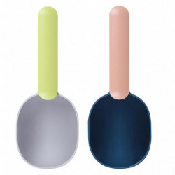 2pcs Pet Dog Cat Food Shovel Scoop Useful Feeder Tool Small Pet Dog Cat Supplies