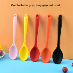 Spoon with Handle Food Spoons Kitchen Cooking Tablespoon Stirring Scoop Butter Tableware for Home Dining Room [...]