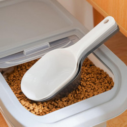 Dog Food Spoon Flat Bottom Design Large Opening with Hanging Hole Pet Dog Cat Food Serving Shovel Pet Supplies