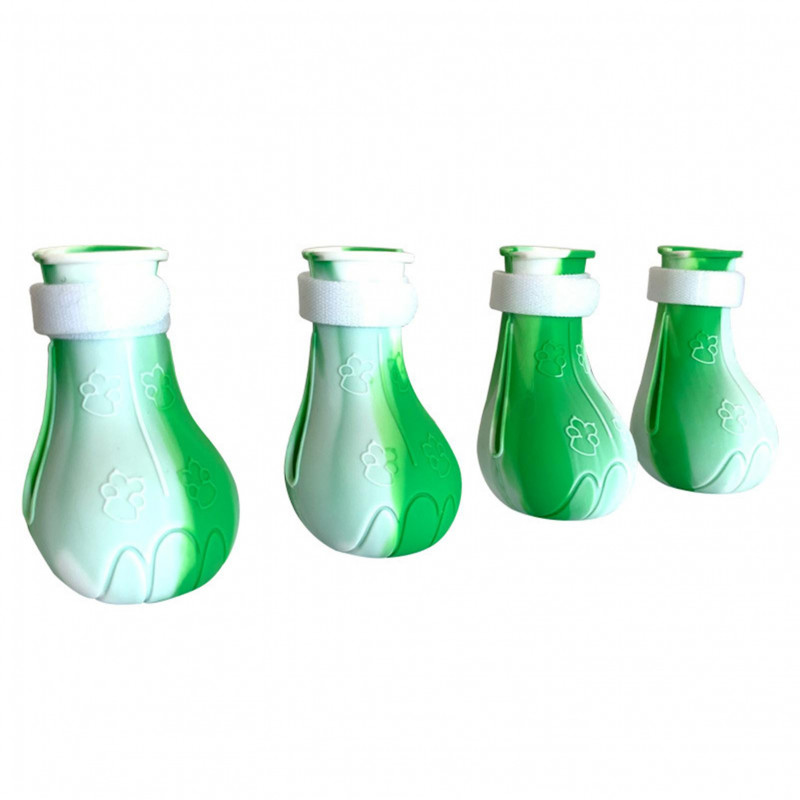 4Pcs Cat Claw Cover Soft Anti-Scratch Silicone Pet Cat Kitten Bath Paw Cover Boot Pet Supplies