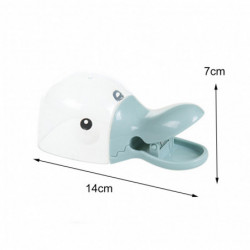 Food Scoop Clip Essential Creative Duck Mouth Shape Transparent Cat Dog Food Shovel for Sealing