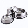 1 Pc Stainless Steel Durable Pet Dog Cat Feeding Food Non Slip Bowl Dish