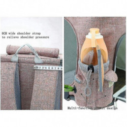 Dog Backpack Foldable Bag For Dogs And Cats.